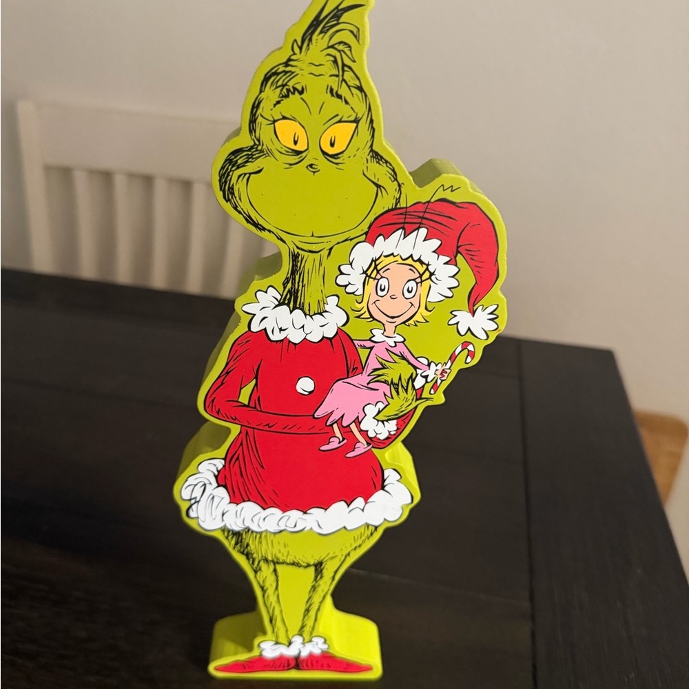 Grinch and Cindy Lou Who Christmas Decoration